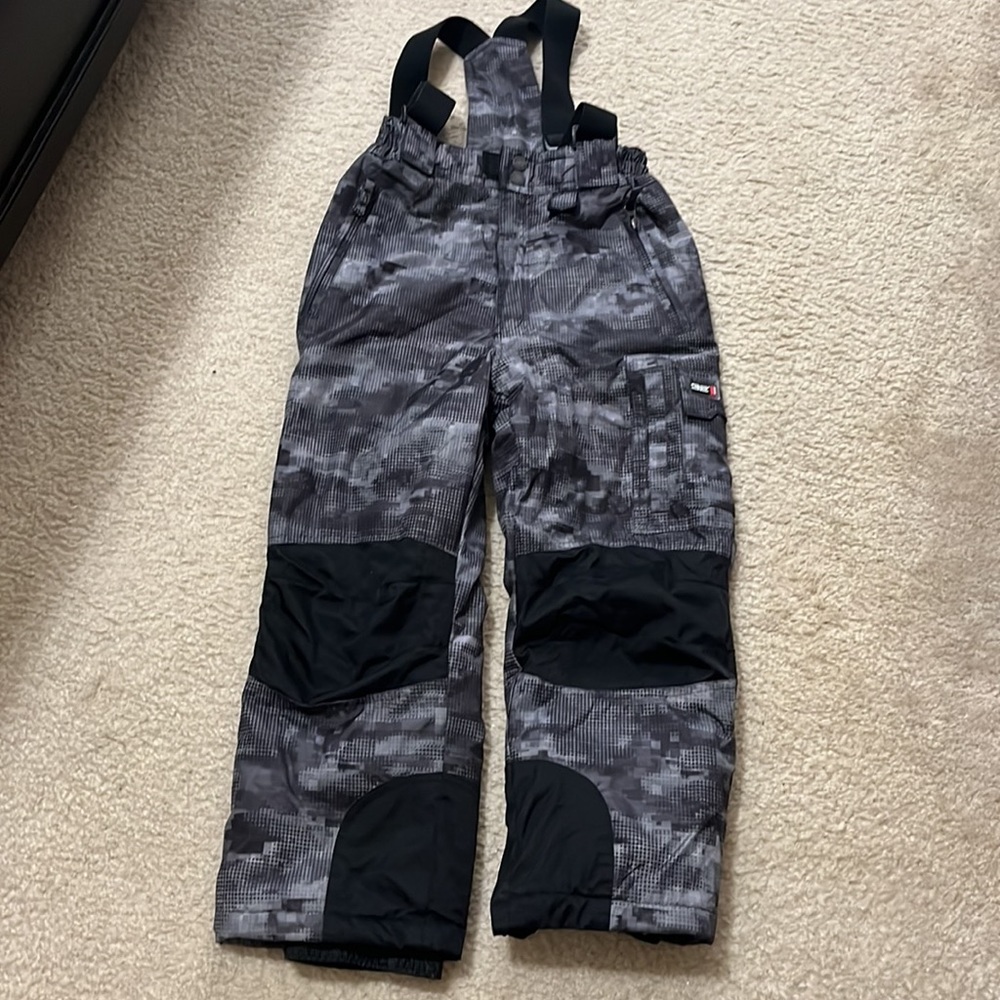 32 Degrees Waterproof Snow Ski Pants Overalls Bibs Size Boys 7 - 8 Adjustable